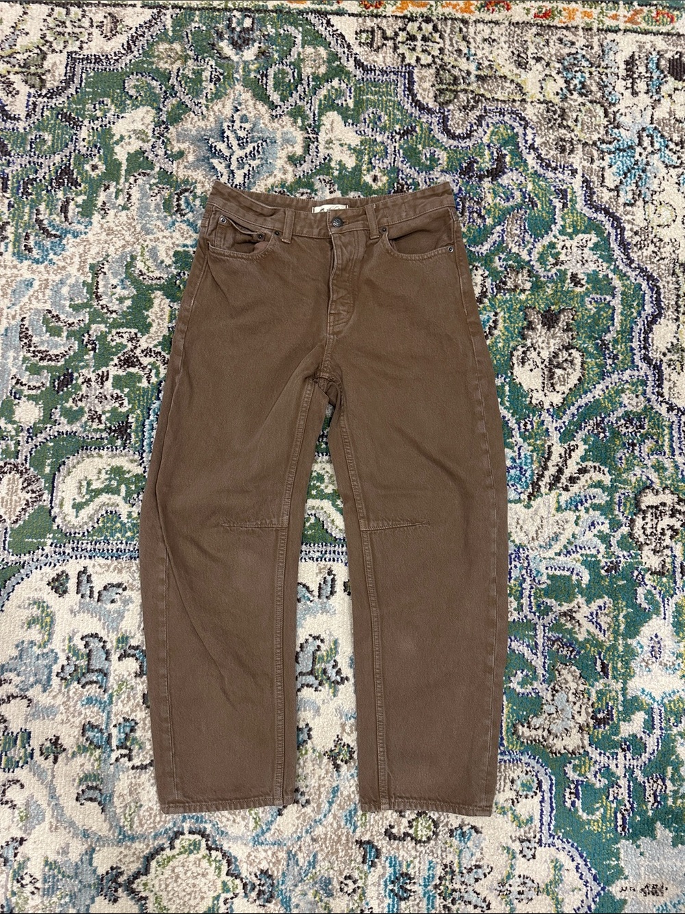 madewell barrel leg jeans